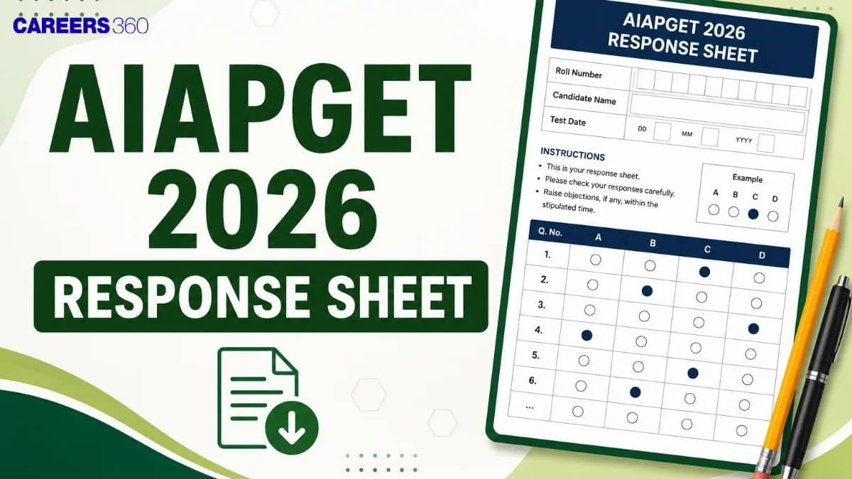 AIAPGET 2026 Response Sheet: Check Recorded Responses & Answer Key